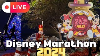 🔴 LIVE From MAGIC KINGDOM runDisney 2024 Marathon [upl. by Kiernan]