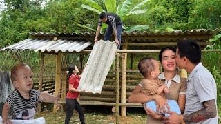 How to Make a Wooden Pig Pen  Breathable Pig Pen amp Bamboo Fence Around  Pig farm construction [upl. by Lucic]