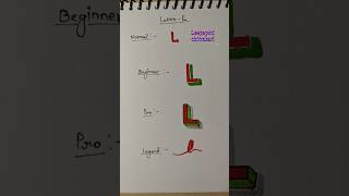 Letter Ll  Writing Tutorial For Kids lettering calligraphy forkids ytshorts [upl. by Pirbhai]