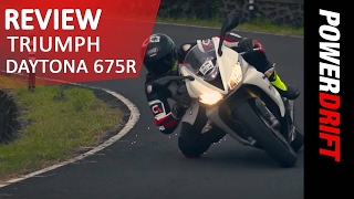 Triumph Daytona 675R  Review  PowerDrift [upl. by Hay]