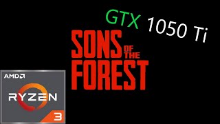 Ryzen 3 2200G  GTX 1050 Ti  Sons Of The Forest Benchmark [upl. by Pepin]