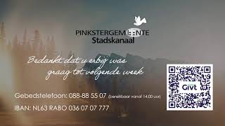 Ochtenddienst 10 november  Pinkstergemeente Stadskanaal [upl. by Drexler]