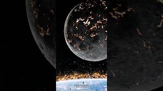 Earth vs Moon science sciencefacts space [upl. by Ylrebmik]