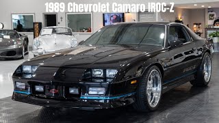 1989 Chevrolet Camaro IROCZ WalkaroundDriving 4K Available here at Burnyzz [upl. by Africa]