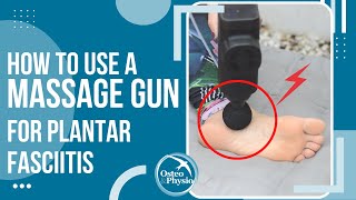 How to use a massage gun to help with Plantar Fasciitis [upl. by Crawley]