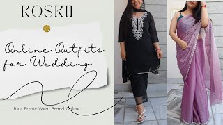 Trying Koskii for ethnic shopping Koskii Saree amp Suit Review  Koskiireview Koskiisaree [upl. by Corine]