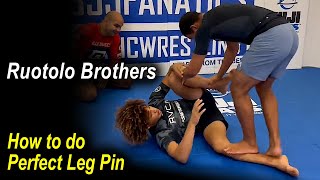 The PERFECT Leg Pin with Ruotolo Brothers [upl. by Kirven]