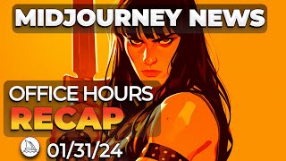 CONSISTENCY  Midjourney Office Hours Recap Jan 31st 2024  Midjourney News [upl. by Rafiq856]