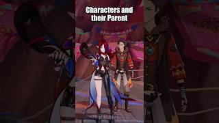 Characters and their Parents  Genshin Impact [upl. by Palma971]