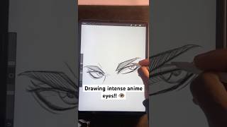 How to draw eyes using procreate digitalart procreate drawing shorts animedrawing mangaart [upl. by Mudenihc139]