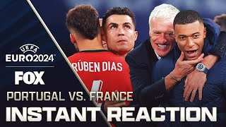 France ADVANCES to semifinals after PK Shootout vs Portugal  UEFA Euro 2024 [upl. by Feeney]