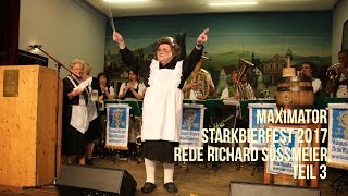 Maximator Starkbierfest 2017  AugustinerKeller mit Richard Süßmeier am 13032017 Teil 3 [upl. by Glori]