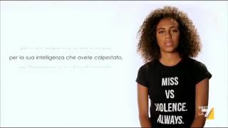 Miss Italia 2016 contro la violenza sulle donne limpegno continua [upl. by Anuahs275]