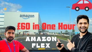 AMAZON FLeX EARNINGS in UK  UK JOBs in amazon [upl. by Mahmud412]