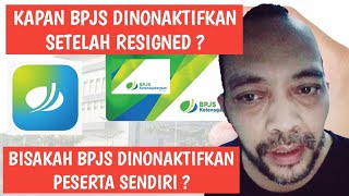 PENONAKTIFAN BPJS KETENAGAKERJAAN PESERTA KARYAWAN [upl. by Anitniuq]