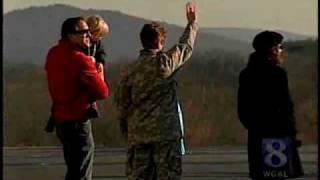 VIDEO More Pa National Guard Members Head Overseas [upl. by Adnalor483]