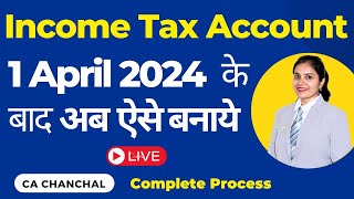 How to Register on Income Tax Website For ITR Filing 2024 Live Process CA Chanchal [upl. by Melgar]