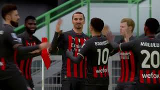 270 ZLATAN IBRAHIMOVIC GOALS l AC MILAN VS CF MONTREAL l FIFA 23 [upl. by Aniras]