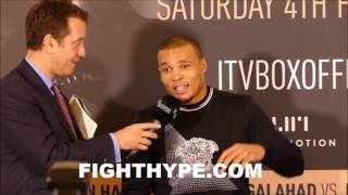 CHRIS EUBANK JR TELLS DEGALE HE WANTS REST OF HIS TEETH INSISTS HE HAS PLAN TO quotROASTquot GOLOVKIN [upl. by Rudman]