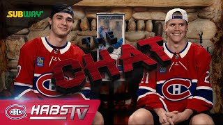 The CHat feat Juraj Slafkovsky and Kaiden Guhle [upl. by Sivrahc]