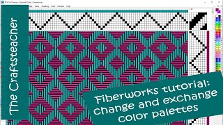 Fiberworks PCW change palette colors and switch palettes [upl. by Yarled]