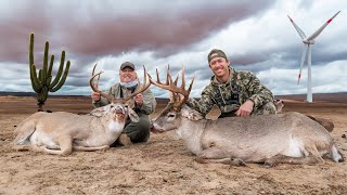 2 Bucks in 30 Minutes Massive 12 Year Old Whitetail  Hunting Big South Texas Bucks Pt 2 [upl. by Blackburn870]