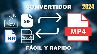 COMO CONVERTIR VIDEOS MOV A MP4  GRATIS SIN PERDER CALIDAD🎦✅ [upl. by Bamford]