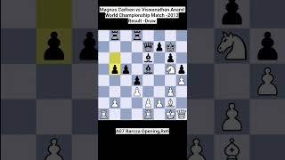 Game  3 Magnus Carlsen vs Viswanathan Anand World Championship Match 2013 chess chessshorts [upl. by Suoiradal]