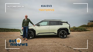 TEST KIA EV3 de efficiëntste slimste en hipste crossover in zijn segment  autonieuwsbe [upl. by Nylimaj]