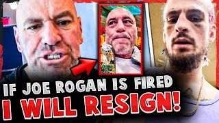 Dana White THREATENED to RESIGN as UFC president to PROTECT Joe Rogan from getting FIRED UFC 300 [upl. by Pansir782]