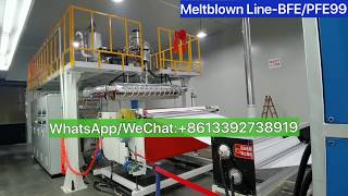 2020 HOT SALE  PP Meltblown Nonwoven Fabric Extrusion Line for N95 Mask Making German Technology [upl. by Frodeen707]