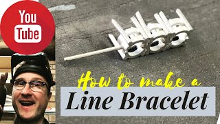 How to Make a Line Bracelet Jewellery Works Full Video Tutorial [upl. by Christopher]