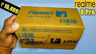 Realme 8 Pro Unboxing  Flipkart First Sale Unit  108MP Quad Camera  SD 720G  SAmoled Display [upl. by Yruok772]