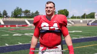 2023 Stony Brook Football Training Camp Insider  DL Taylor Bolesta [upl. by Anner]