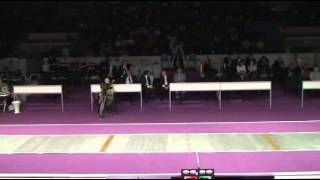 30602011 mf GP Individual St Ptersbourg semifinal podium BALDINI Andrea ITA 15 vs EL SAYED Alaa El Din EGY 9 sd no [upl. by Yarod194]