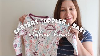 Carters Baby and Toddler Haul [upl. by Aurelea]