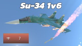 NEW Su34  Crazy Clutch  War Thunder [upl. by Norret]