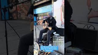 Andy Grammer  Don’t give up on me  Busking cover by Ben Monteith acousticcover coversong [upl. by Melisandra]