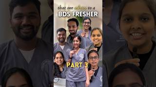 Dental Interns advice to BDS Freshers [upl. by Atteloj]