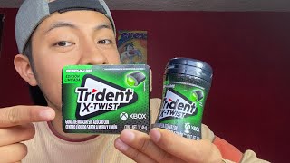 Probando los chicles Tridents Xbox Xtwist [upl. by Takken]