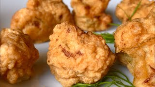 Crispy Fried Cauliflower Bites  Em’s Kitchen [upl. by Siladnerb]