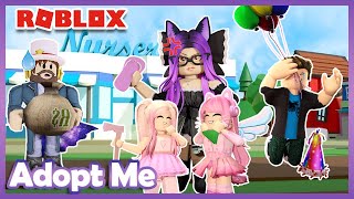 TÍPICA FAMILIA DISFUNCIONAL en ADOPT ME Roleplay ft Anielica Mia Zaff y TitanHammer 👶🍼 ROBLOX [upl. by Anoif]