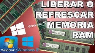 Como liberar o refrescar memoria ram en windows 7810 [upl. by Blanchette]