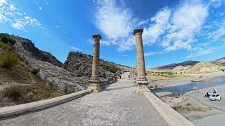 Walking the Ancient Cendere Bridge A Journey Through Roman History [upl. by Aivila]