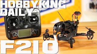 Walkera F210 FPV RTF Racing Quad  HobbyKing Daily [upl. by Dnalro]