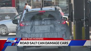 Road crews share how road salt may damage vehicles [upl. by Sirred944]