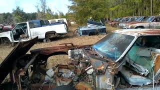 1016 Abandoned Oldsmobiles and other cars in North Florida field [upl. by Egiarc]