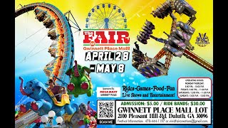 Fair At The Gwinnett Place Mall April 28 to May 8 2022 Duluth GA [upl. by Ahsenrac]