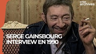 Serge Gainsbourg  linterview gentil garçon en 1990  RTBF Archives [upl. by Palgrave]