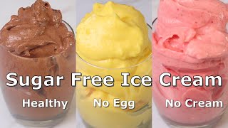 1 minute Sugar free Ice cream  2 Ingredients HEALTHY Dessert [upl. by Essirehc51]